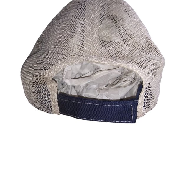 FORD INFINITY Blue and Tan Mesh Trucker Hat Ford Baseball Cap Mesh Hat OSFM - Picture 4 of 10